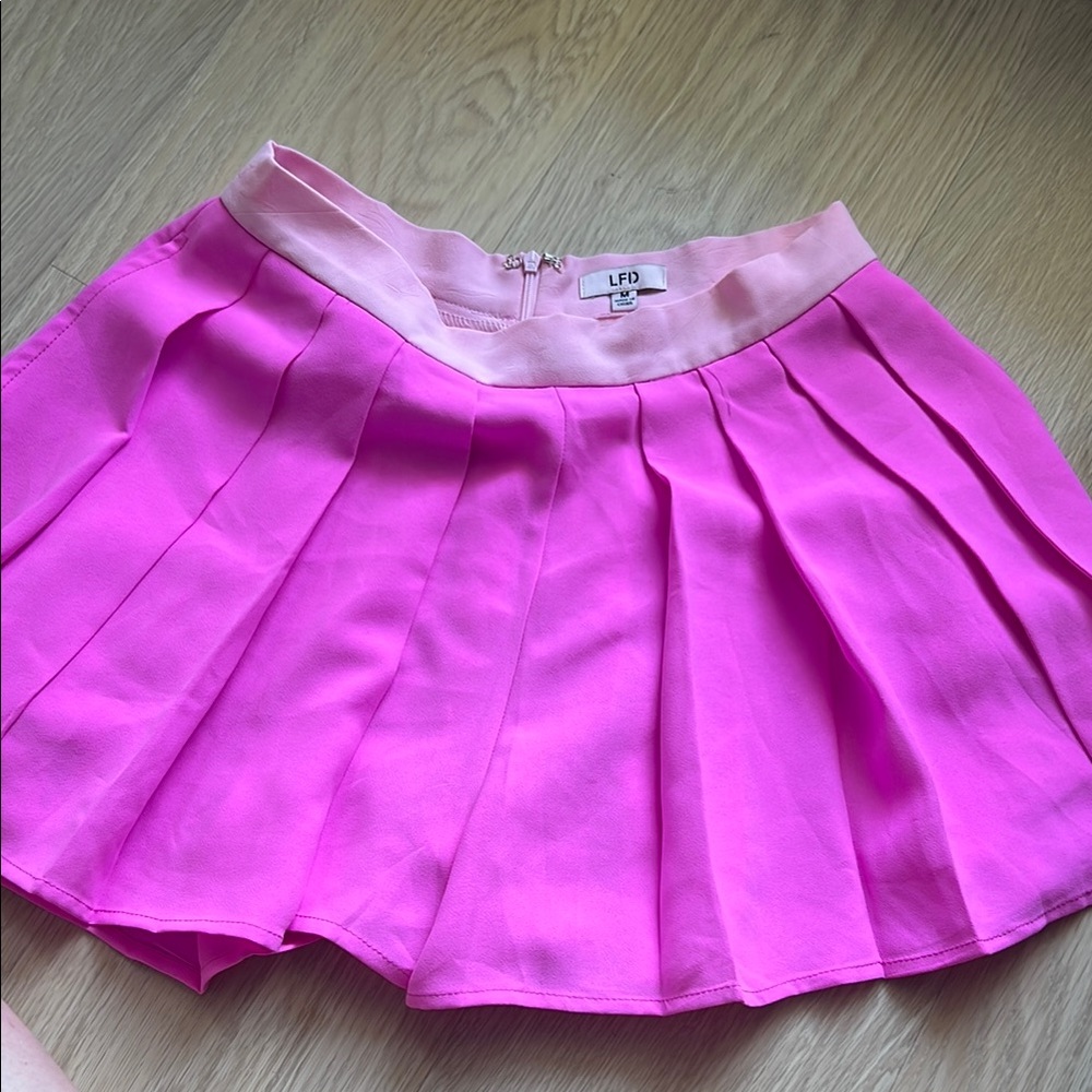 Women's Pink Pleated Short perfect for girls night bachelorette parties